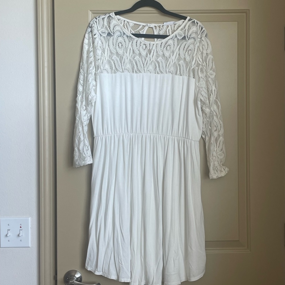White Lace Dress